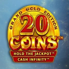 Logo of 20 Coins Grand Gold Edition from Wazdan at Lilibet Casino