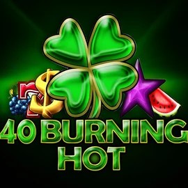 40 Burning Hot logo by Amusnet Interactive at Lilibet Casino40 Burning Hot