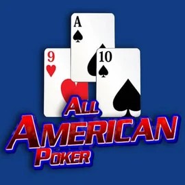 All American Poker slot visual from RTG (Reel Time Gaming) available on lilibets.eu.com