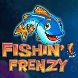 Fishin Frenzy slot logo by Blueprint Gaming at Lilibet CasinoFishin Frenzy